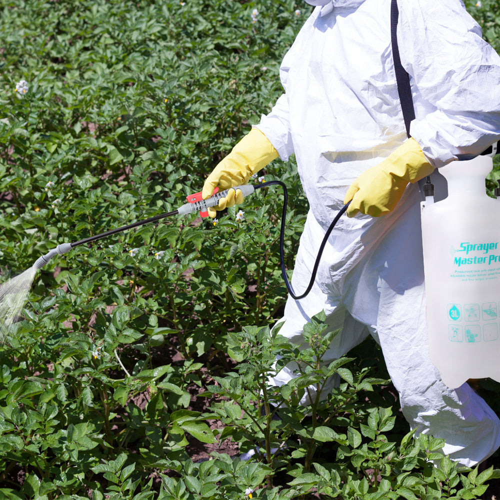 Yardeen 5L Portable Hand Pressure Watering Can Agricultural Sprayers Disinfection Sterilization Watering Large Capacity Sprayer