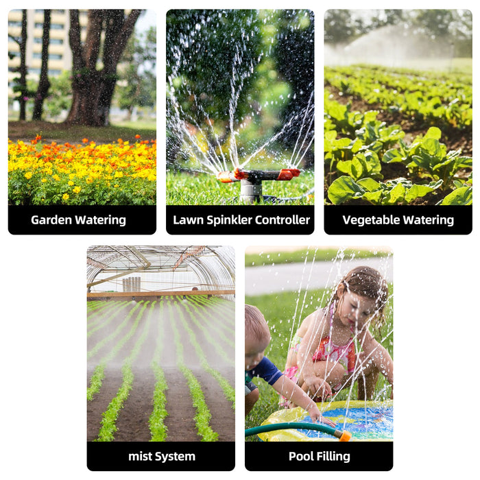 Yardeen Hose Water Timer Automatic Water Faucet Single Outlet Ball Valve Allow Connected Irrigation System Work Zero Pressure