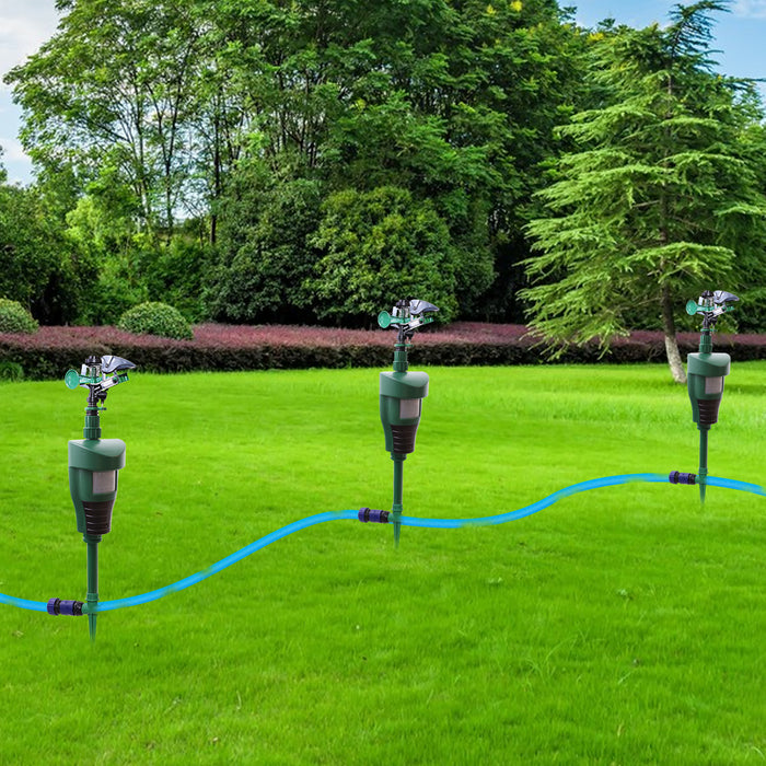 Motion Activated Sprinkler Deter Animal Cat, Rabbits, Birds, Dogs Repellent Outdoor Lawn Motion Sensor Water Sprinkler