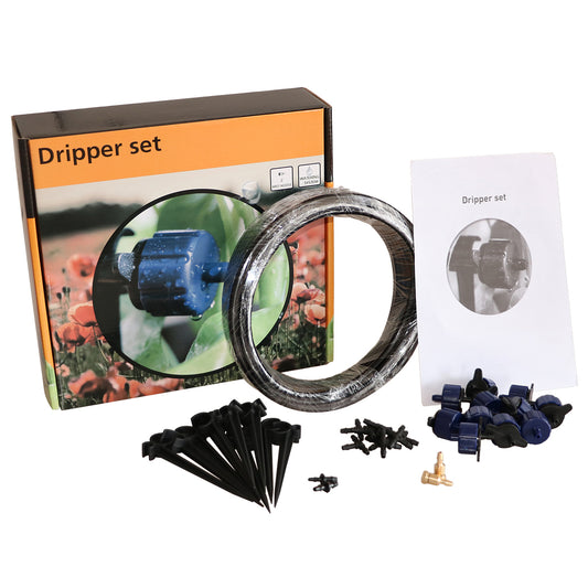 Yardeen 10m Automatic Micro Drip Irrigation System Garden Drippers Watering Kits and Pressure Reducing Valve