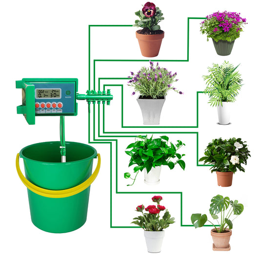 Yardeen Automatic Micro Home Drip Irrigation Watering Kits System Sprinkler with Smart Controller for Garden,Bonsai Indoor Use