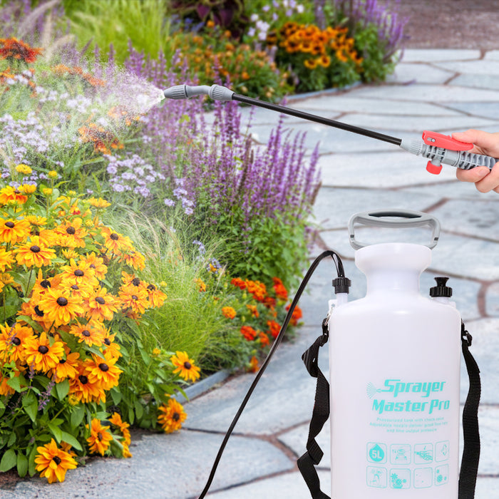 5L Portable Hand Pressure Watering Can Agricultural Sprayers Disinfection Sterilization Watering Large Capacity Sprayer