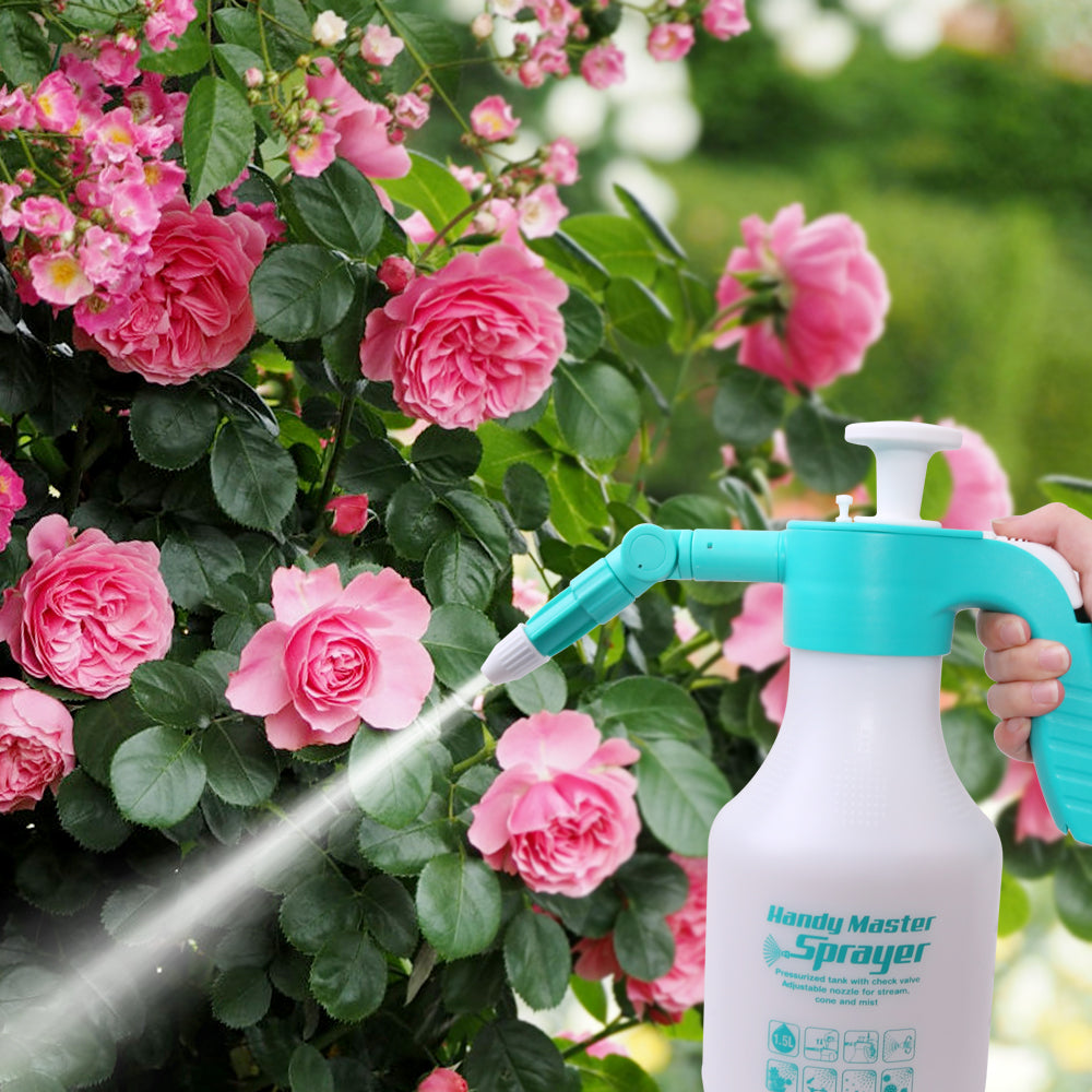 Yardeen 1.5L Hnad Pressure Sprayer Plant Watering Can Garden Sprayer Bottle Garden Watering Can Fogger Garden Sprayer Tool